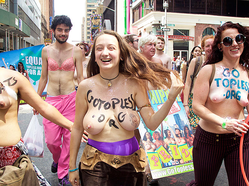 INF - 8th Annual GoTopless Day Parade