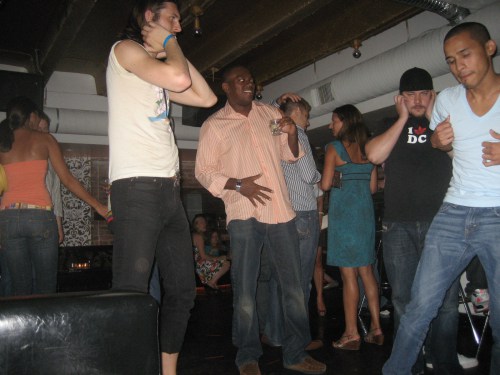 dancing with the sausage.