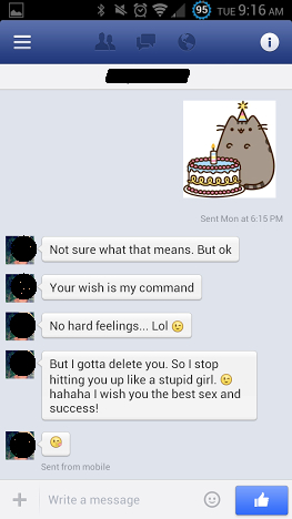 i'd be proud to have this convo flashed on a Jumbotron